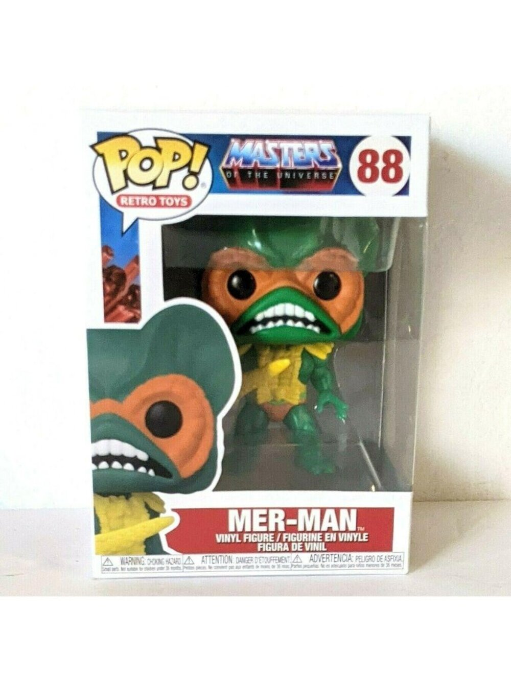 MOTU Masters of the Universe Mer-Man Funko Pop! Vinyl Figure #88 Retro Toys